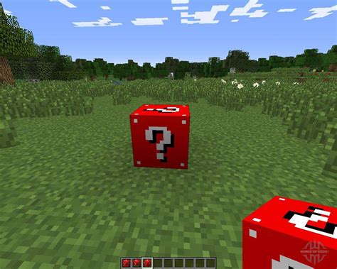 Minecraft red outline on blocks