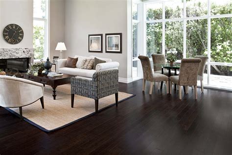 Living Room With Dark Wooden Floor | Floor Roma