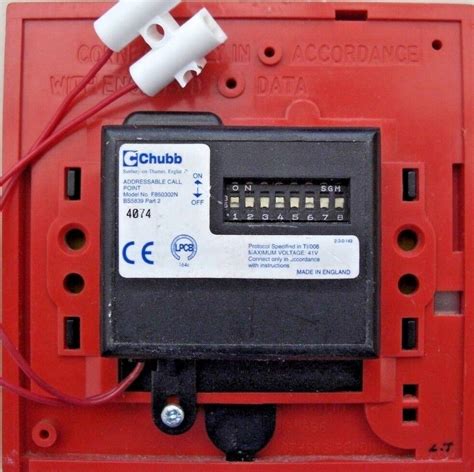 Chubb F850302N Addressable Fire Alarm Call Point | eBay