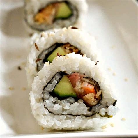 Shrimp Tempura Roll (Homemade Sushi) - My Gorgeous Recipes