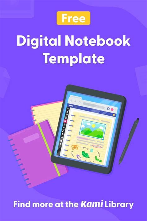 Free Digital Notebook Template in 2022 | Digital notebooks, Notebook templates, Classroom tech