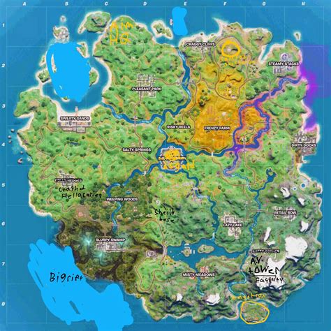 This is my concept of the map if season 4 is Marvel (sorry for the quality its my first map ...