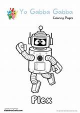 Yo Gabba Coloring Pages For Kids – Free Printables  Art & Craft sketch template