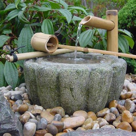 Bamboo water spout - Upright - Build a Japanese Garden UK