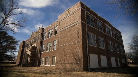 abandoned high school 1 Coleman Texas Photograph by Trace Ready - Fine Art America