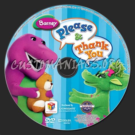 Barney: Please & Thank You dvd label - DVD Covers & Labels by Customaniacs, id: 164283 free ...