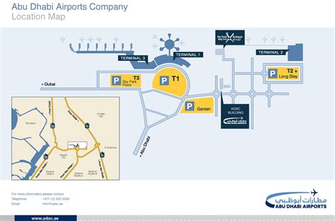 Abu Dhabi airport map