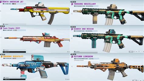 New Attachment Skins, Weapon Skins - Battle pass, Alpha packs ...