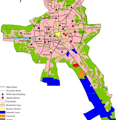 Gilan Province map showing cities and counties by name and population... | Download Scientific ...