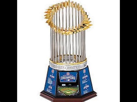 Chicago Cubs 2016 World Series Replica Trophy (MLB) Bradford Exchange ~Review #92 - YouTube