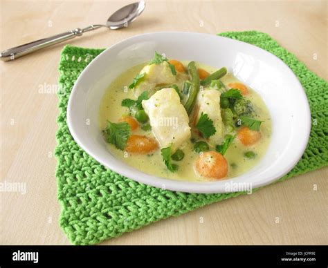 fish soup with vegetables Stock Photo - Alamy