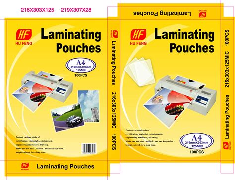 hot A4 laminating pouch film laminating pouches plastic pouch ...