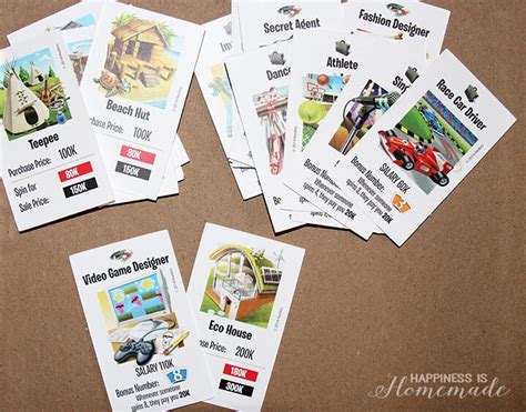 Game Of Life Career Cards Printable - Printable Templates