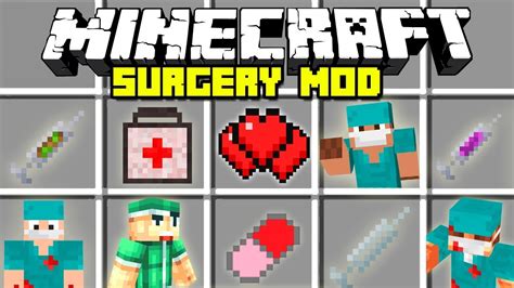 Minecraft SURGERY MOD / BECOME A DOCTOR AND PREFORM SURGERY!! Minecraft - YouTube