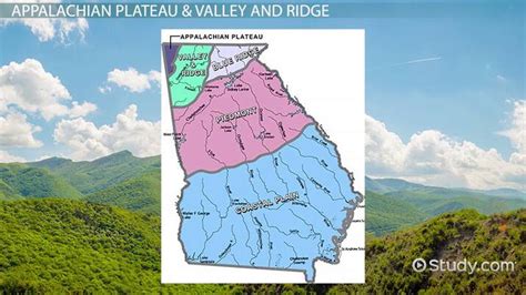 The Five Geographic Regions of Georgia - Video & Lesson Transcript ...