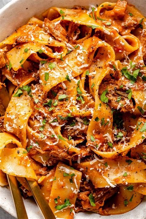 Slowly Braised Lamb Ragu {+ Slow Cooker & Instant Pot Directions}