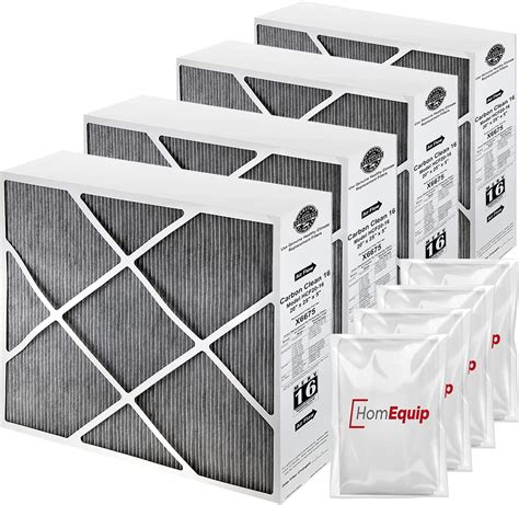 Lennox X6675 Furnace Filters, Carbon Clean Healthy Climate 20x25x5 Air ...