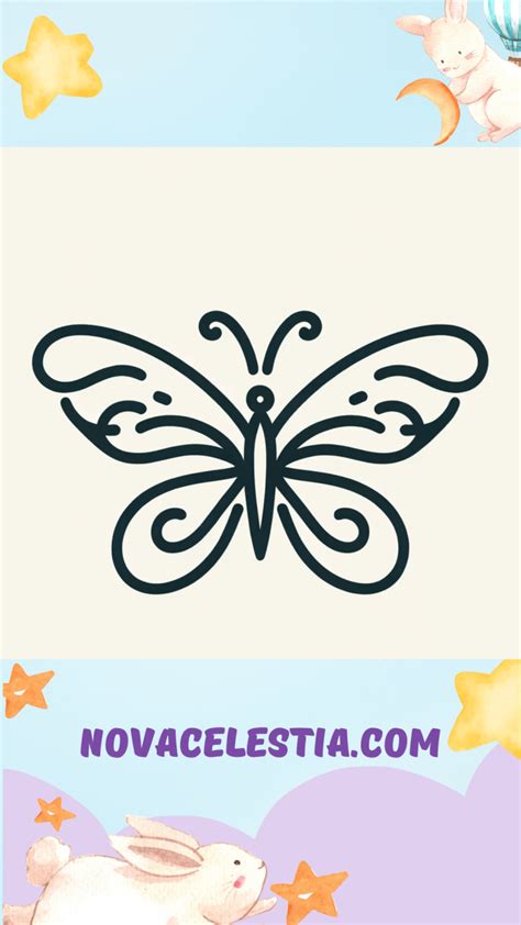 30 Simple and Easy Butterfly Drawing Ideas - NovaCelestia.com