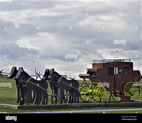 Enchanted Highway Sculptures in Regent North Dakota Stock Photo - Alamy