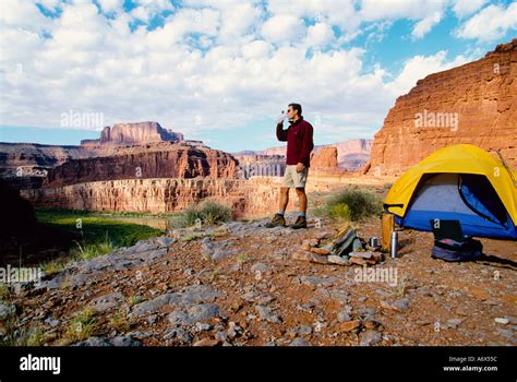 Camping in Canyonlands National Park Utah Stock Photo, Royalty Free Image: 2172251 - Alamy