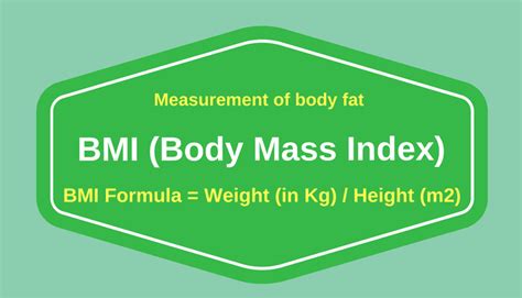 Bmi Formula How To Use The Bmi Formula