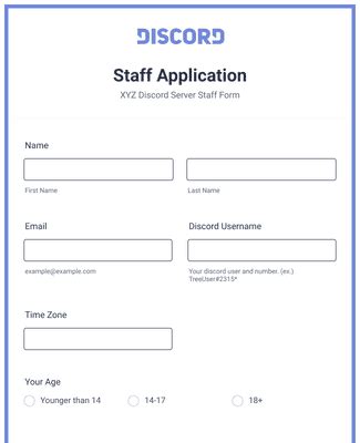 Discord Forms | Connect your server with Jotform Form Builder