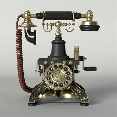 Vintage Telephone 3D model | CGTrader