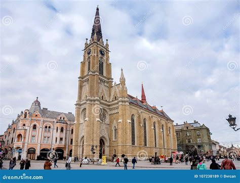 Roman Catholic Cathedral in Novi Sad, Serbia Editorial Stock Image ...