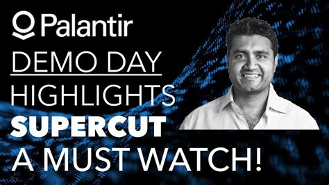 Palantir Demo Day: Supercut! | Must-Watch for Investors | PLTR's State of the Union for 2021 ...