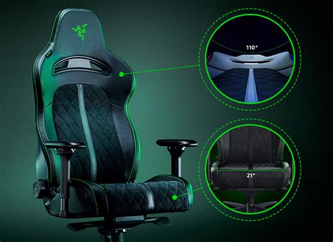 Razer Enki Pro Gaming Chair Now Available, Has React Seat Tilt Designed ...