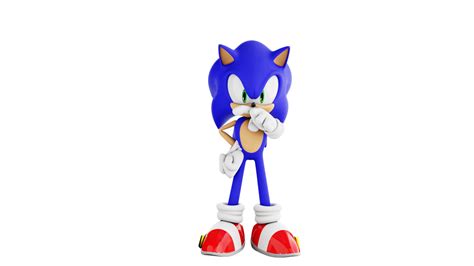 [Blender/Sonic] Sonic Render by HybridXero99 on DeviantArt