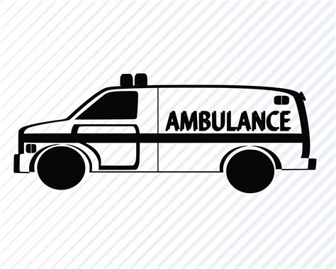 Ambulance Svg Ambulance Clipart Cricut Silhouette Cut Files Etsy | The Best Porn Website