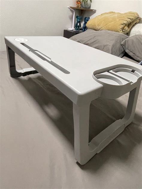 Foldable table (on bed), Furniture & Home Living, Furniture, Tables & Sets on Carousell