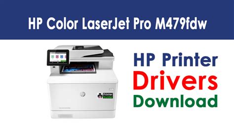 HP Color LaserJet Pro M479fdw Printer Driver Free Download