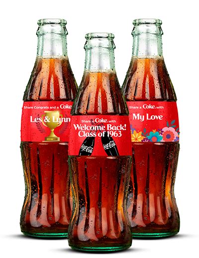 Personalized Glass Bottle 6-Pack | Coca-Cola Store