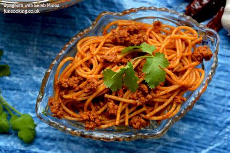 Spaghetti with lamb Mince - Fun Cooking