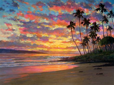 Sunset Breath of Aloha in 2021 | Sunset beach hawaii, Art website, Big ...