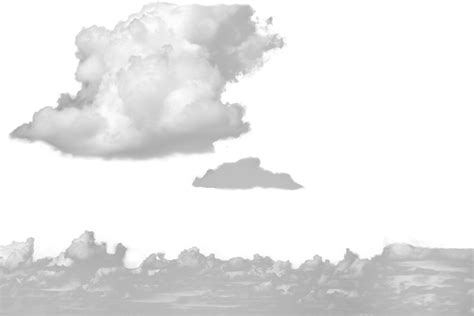 Small white fluffy clouds on the blue sky. 23204200 PNG