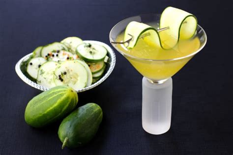 Cucumber Gin Martini Recipe - Food Fanatic