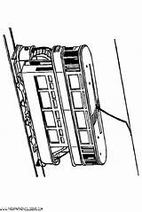 Tranvias Autobus Tranvia Tramway Trams Sketch Coloring Page sketch template