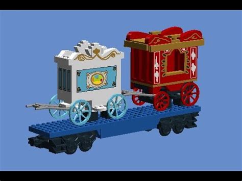 How To Build A Lego Circus Zaragoza Train Carriage Car (Madagascar 3: Europe's Most Wanted)🇺🇸 ...