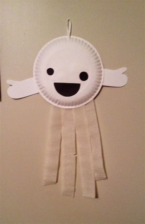 Paper Plate Ghost - Preschool Halloween Craft | Creatività, Lavoretti ...