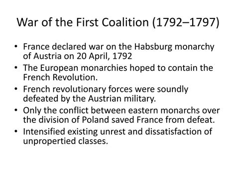 PPT - War of the First Coalition PowerPoint Presentation, free download ...