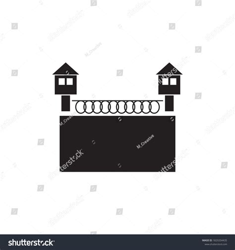 Prison Vector Logo Design Template Stock Vector (Royalty Free ...