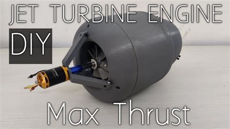 How to make a Mini Jet Engine | 3D Printed | DIY with Max Thrust - YouTube