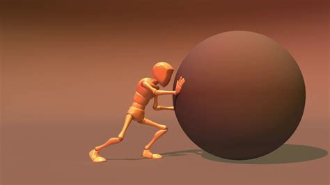 ArtStation - Boulder Push Animation