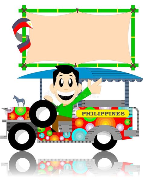 Jeepney Driver Cartoon Images Jeepney cartoon illustrations vectors