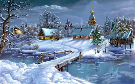 Frozen Winter House Wallpapers - Wallpaper Cave