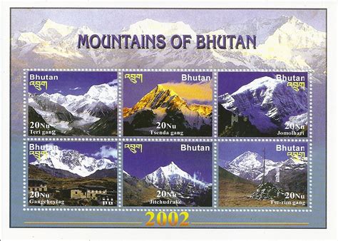 The beauty of Bhutan on stamps | Special Information | Geography im ...