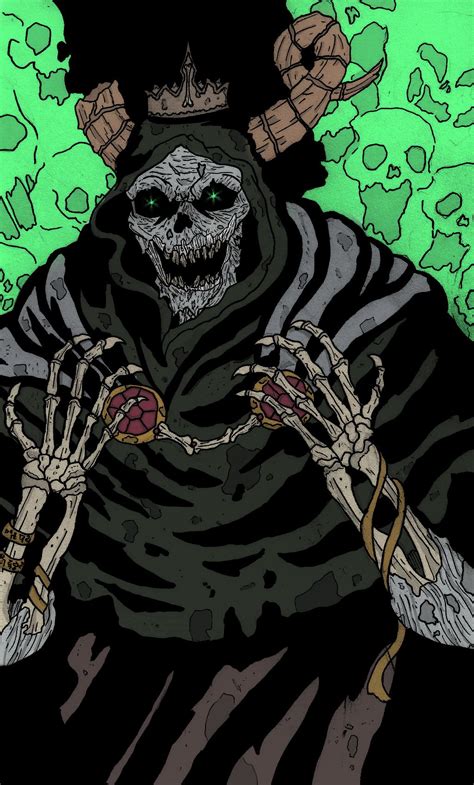 The Lich from Adventure Time | Lich, Dark artwork, Flat color
